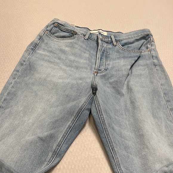 aritzia denim forum T he Marianne Mid Rise Loose Flare 32l size 28 and size 30 - Picture 6 of 8